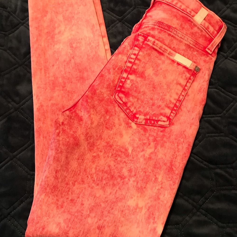 7 For All Mankind Tie Dye Jeans